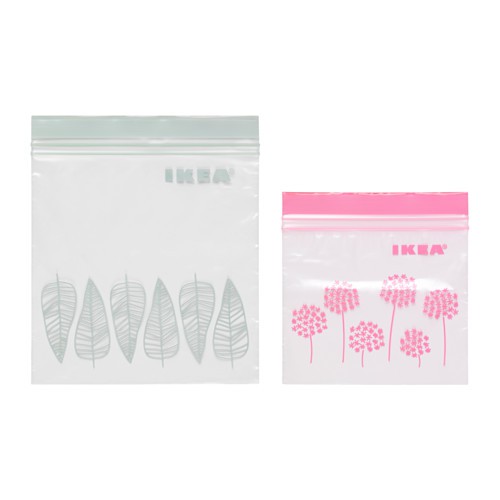 Hộp Túi Zip 60 Chiếc/Plastic Bag Ikea