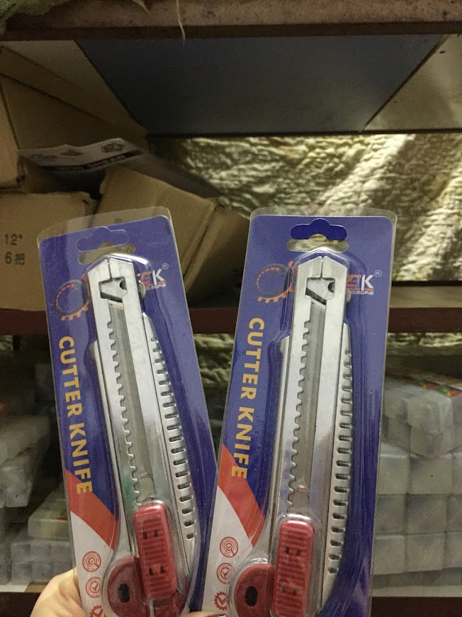 Dao Rọc Giấy Bosi,Protek Size Lớn Lưỡi 18mm Cao Cấp