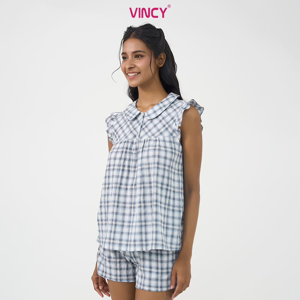 [Mua 3 giảm 20%, mua 2 giảm 15%] Bộ Đồ Short kate Nữ Vincy Thoáng Mát BSK011S31