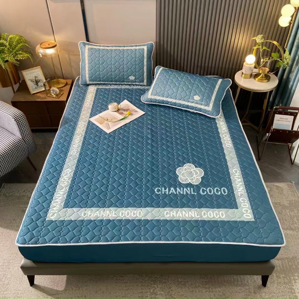 Chiếu CHANNL COCO Hoa Trà 5D size 2mx2m2 -Tranlanshop