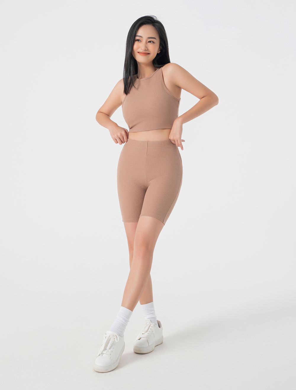 (2-7 tuổi) CANIFA  Chân váy bé gái hoạ tiết hoa nhí 100% cotton, cạp chun 1KS22S008