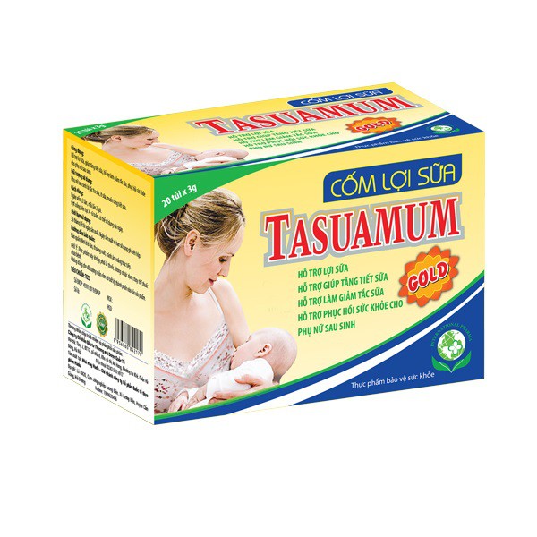 CỐM LỢI SỮA TASUAMUM 40 GÓI/HỘP