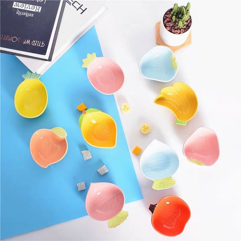 [FREESHIP] Bát Ăn Dặm Gốm Sứ Cao Cấp Hình Trái Cây Cho Bé