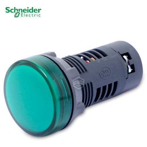 Đèn báo xa2evb3lc schneider - ø22 - xanh lá - 24v ac/dc