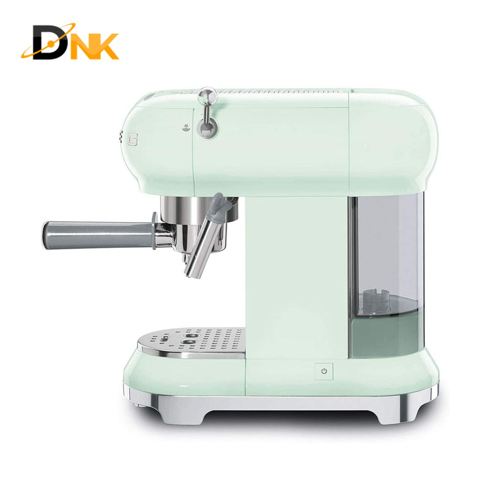[NK Germany]-Smail ecf01pgeu pastel green mint espresso maker, thermoblock, 15 bar