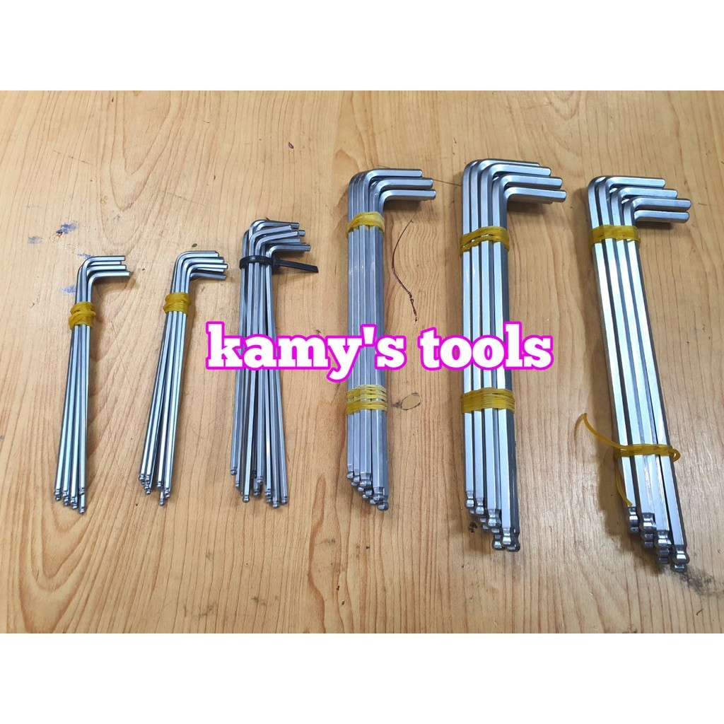 [HCM]Lục giác đầu bi 2mm-10mm standard chính hãng (bán lẻ mỗi size mỗi cây)
