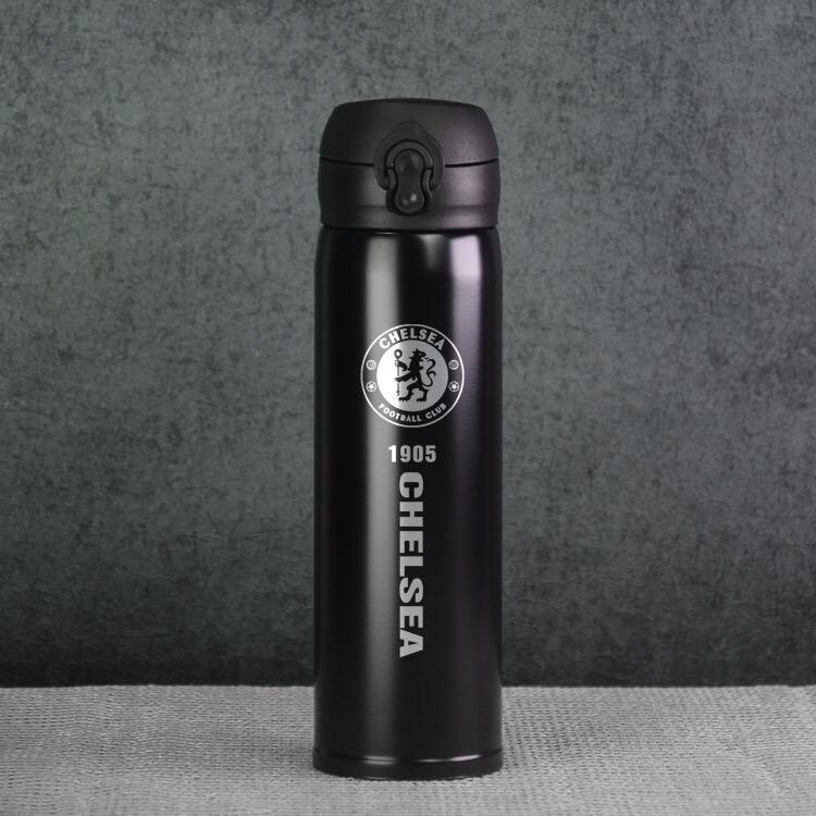 Bình giữ nhiệt cao cấp logo bóng đá - Chất liệu thép chống gỉ an toàn - Nắp bật tiện dụng chặt chẽ giúp giữ nhiệt tốt - Sản phẩm in laze sắt nét sáng bóng - LiDO Sports