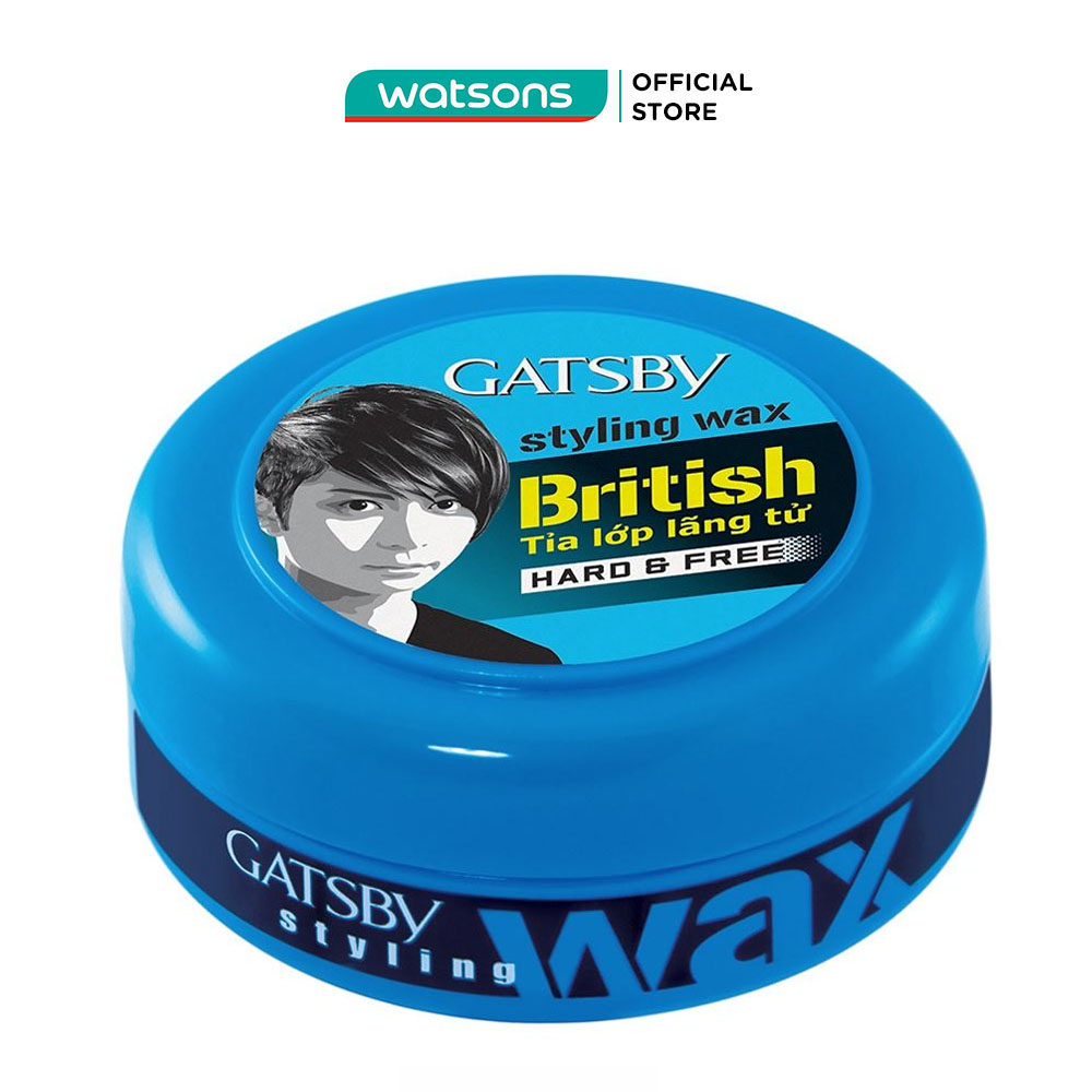Wax tóc gatsby hard & free_xanh 25g
