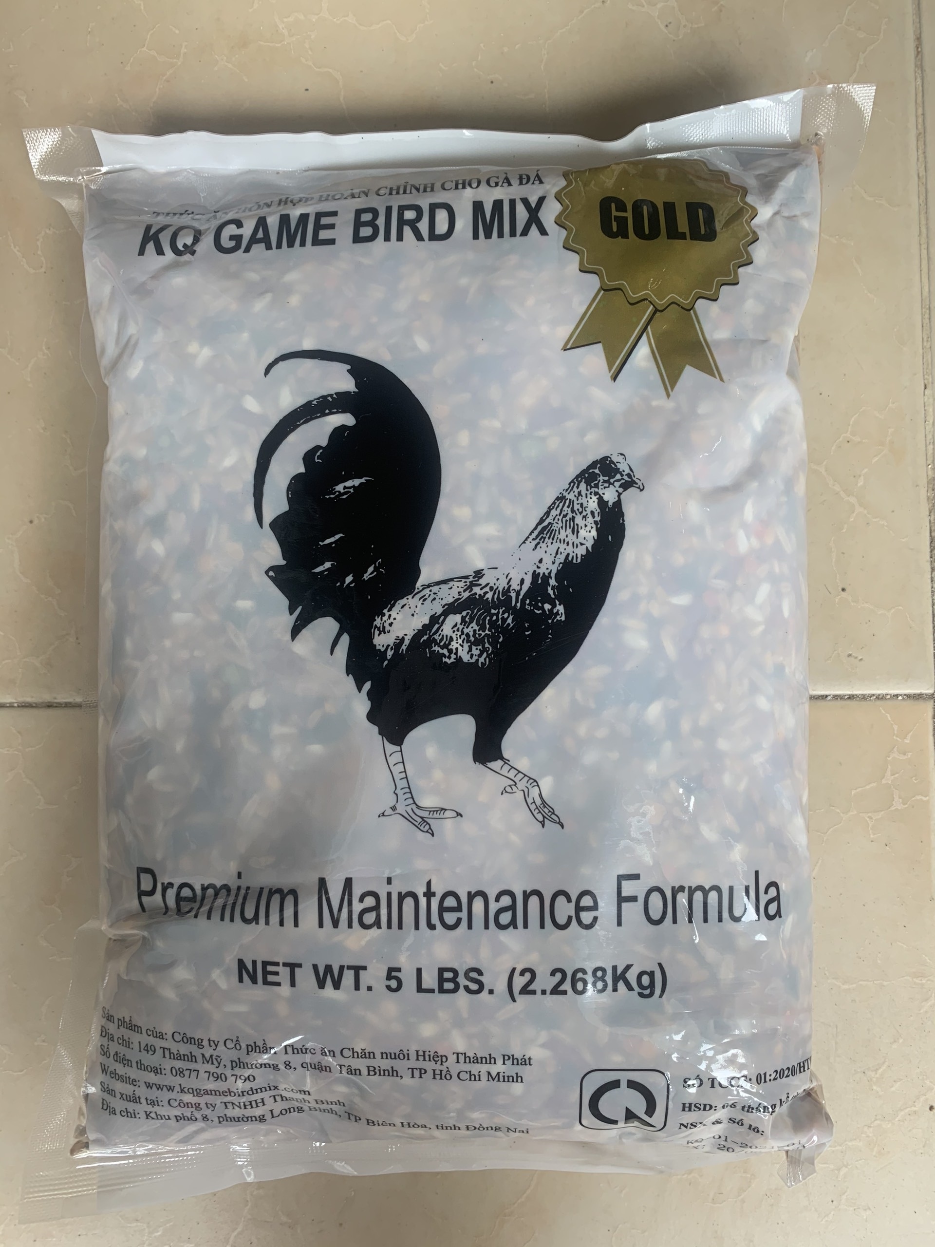 [Chọn loại] Ngũ Cốc Gà Đá GameBird KQ Bịch 2.26kg