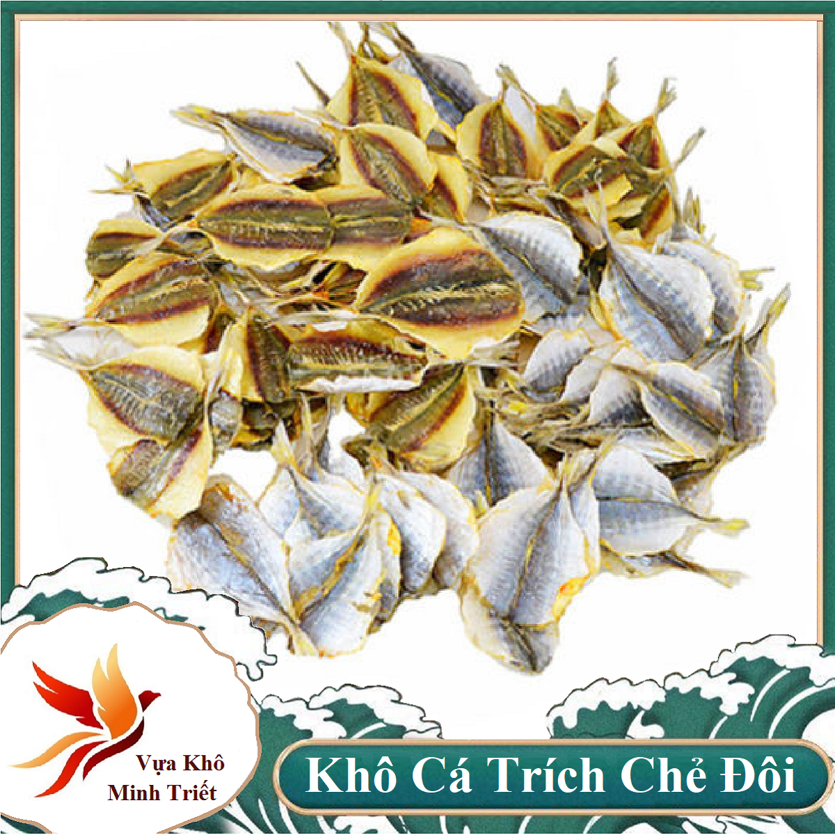 1 kg khô cá trích chẻ phi lê không xương- 500gr khô cá trích chẻ phi lê không xương-vựa khô minh triết