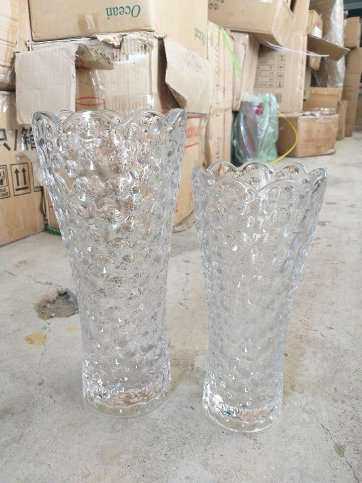 Bình cắm hoa pha lê cao cấp - cao 25cm mẫu mới