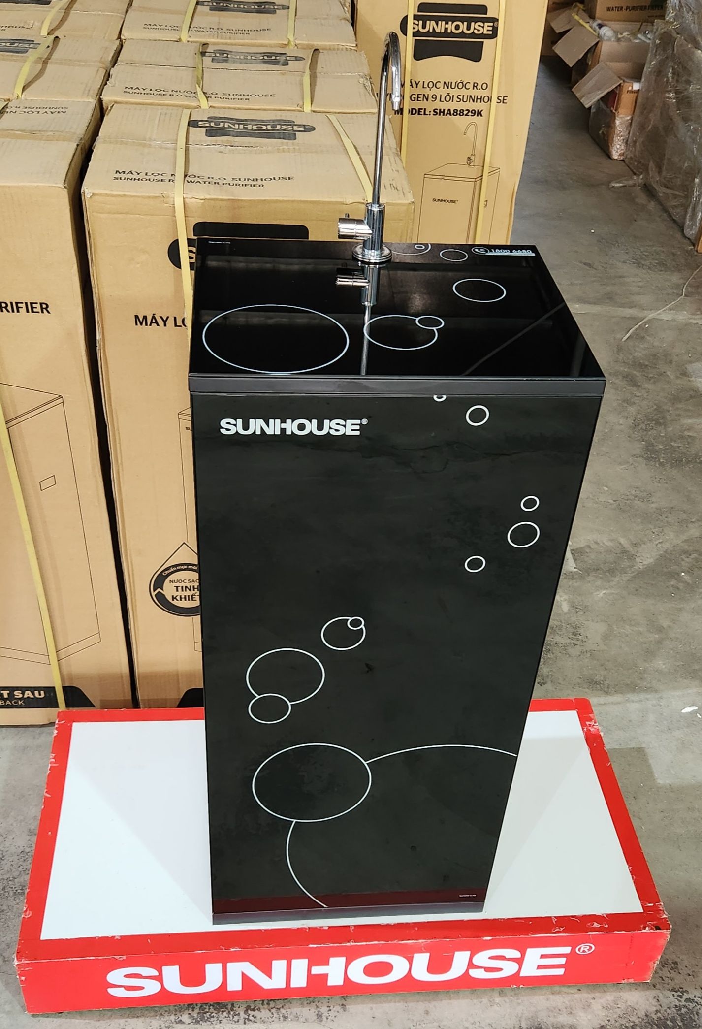 [Trả góp 0%]Máy lọc nước R.O 9 lõi SUNHOUSE SHA8839K