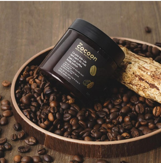 Combo 3 Hộp Cà phê Đắk lắk làm sạch da chết Cocoon 200ml