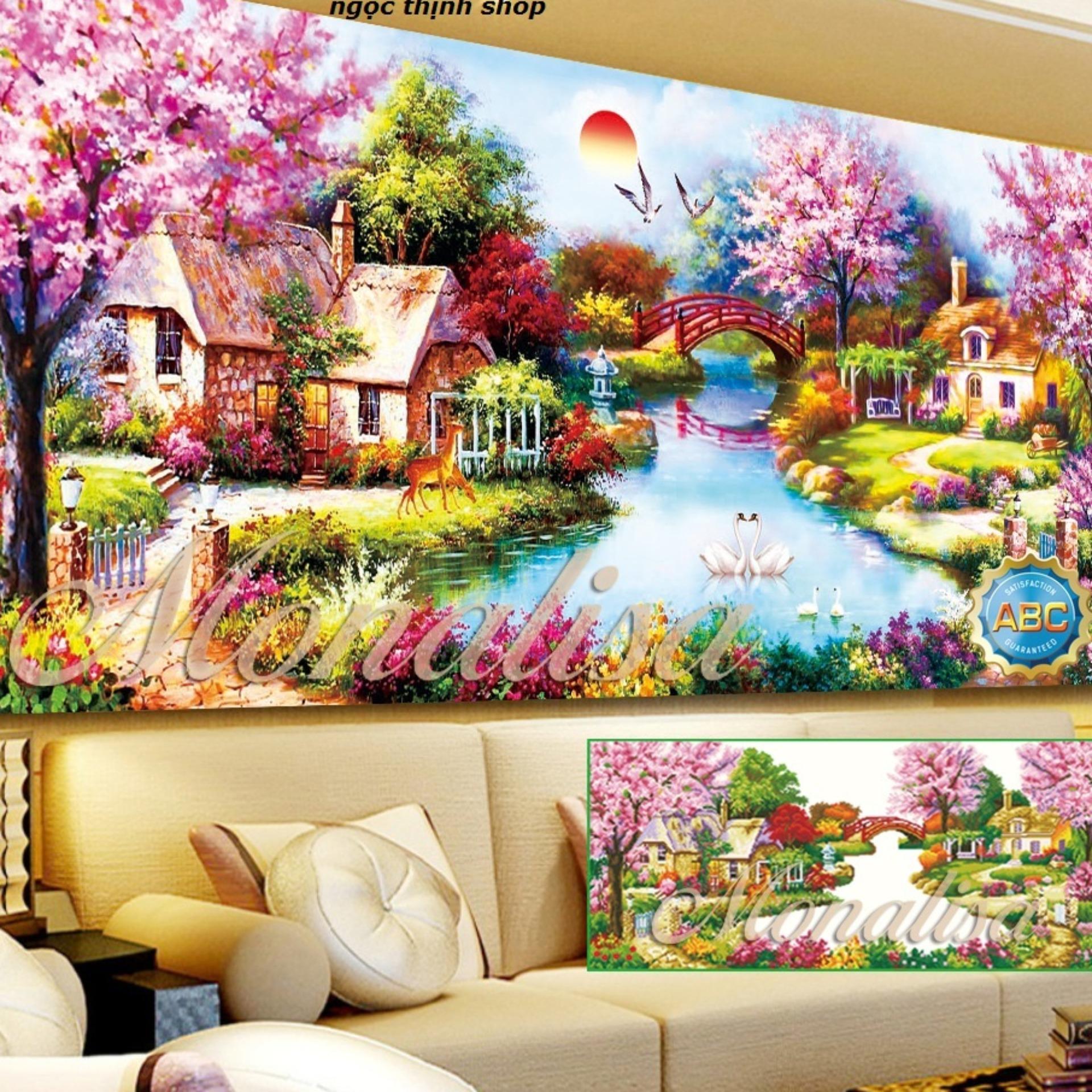 Tranh đính Đá Phong Cảnh Y8006