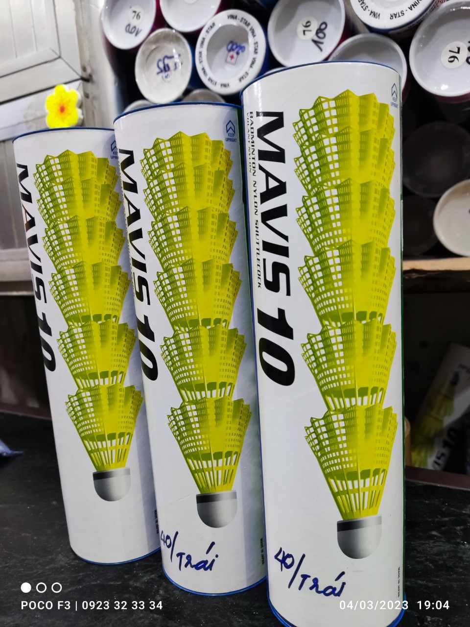 Hộp cầu lông Cao cấp Yonex Mavis 10 (6 trái/hộp)