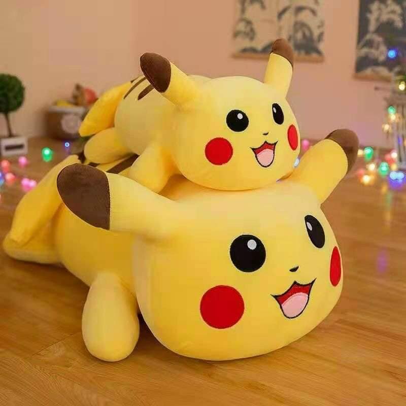 Gấu Bông Gối Ôm Pikachu Size 35cm