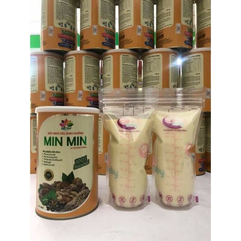 Combo 5 hộp ngũ cốc lợi sữa Min Min