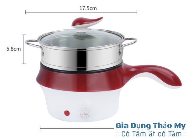 Ca nấu mỳ nấu lẩu -Kèm xửng hấp - ( Lẩu FA  lẩu một mình)