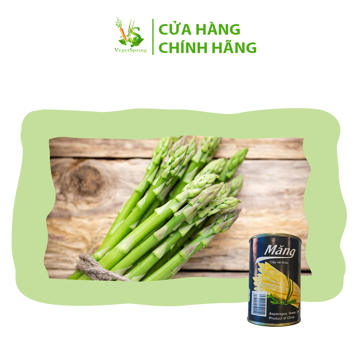 Măng Tây Đóng Lon Jiangli 430g