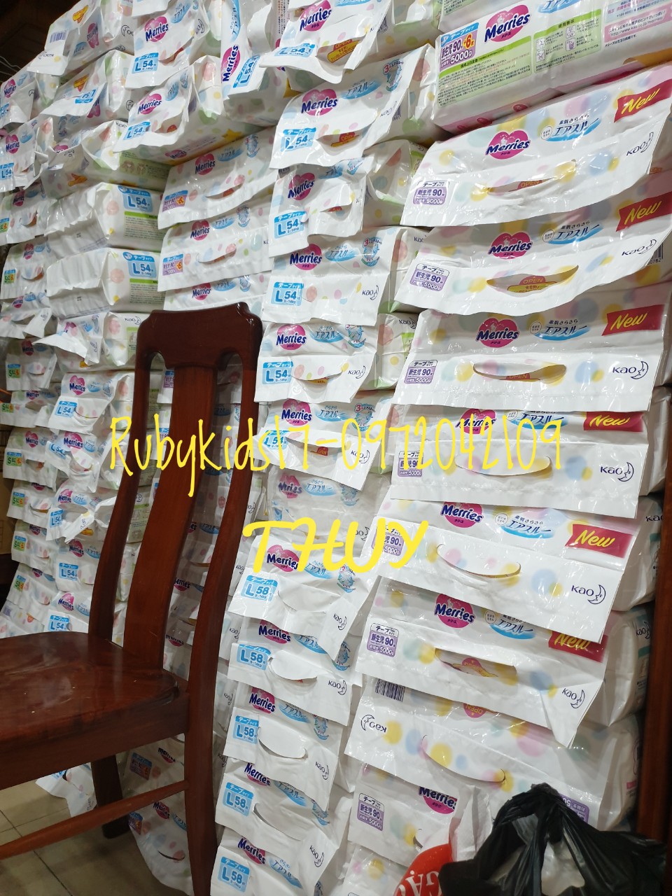[HCM][THÊM MIẾNG] Bỉm/tã dán Merries nội địa Nhật NB90+6/S82+6/M64+4/L54+4