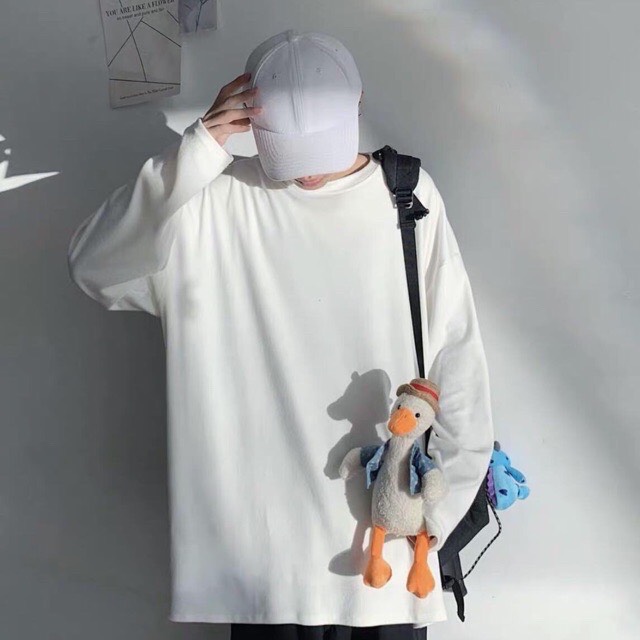 [HCM]Áo thun nữ Dài Tay TRƠN 4 Màu UNISEX