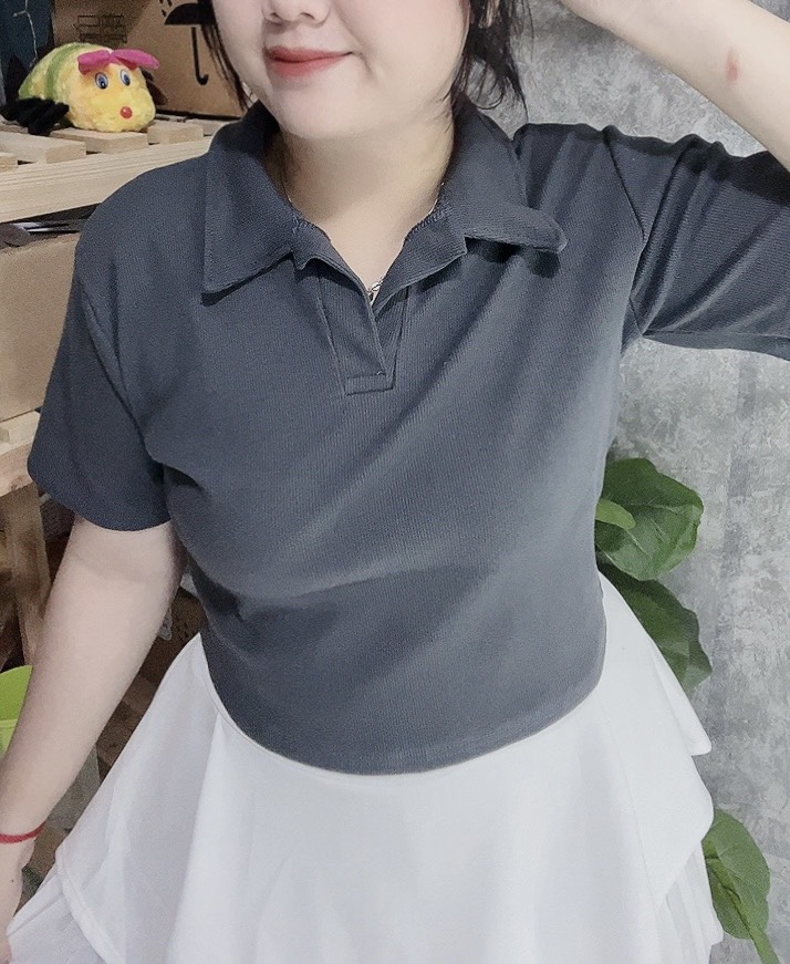 Áo Polo Croptop Bigsize 65-90kh (changmintbigsize)
