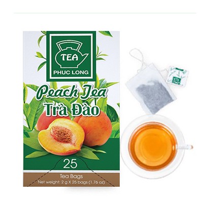 TRÀ ĐÀO TÚI LỌC PHÚC LONG 50G