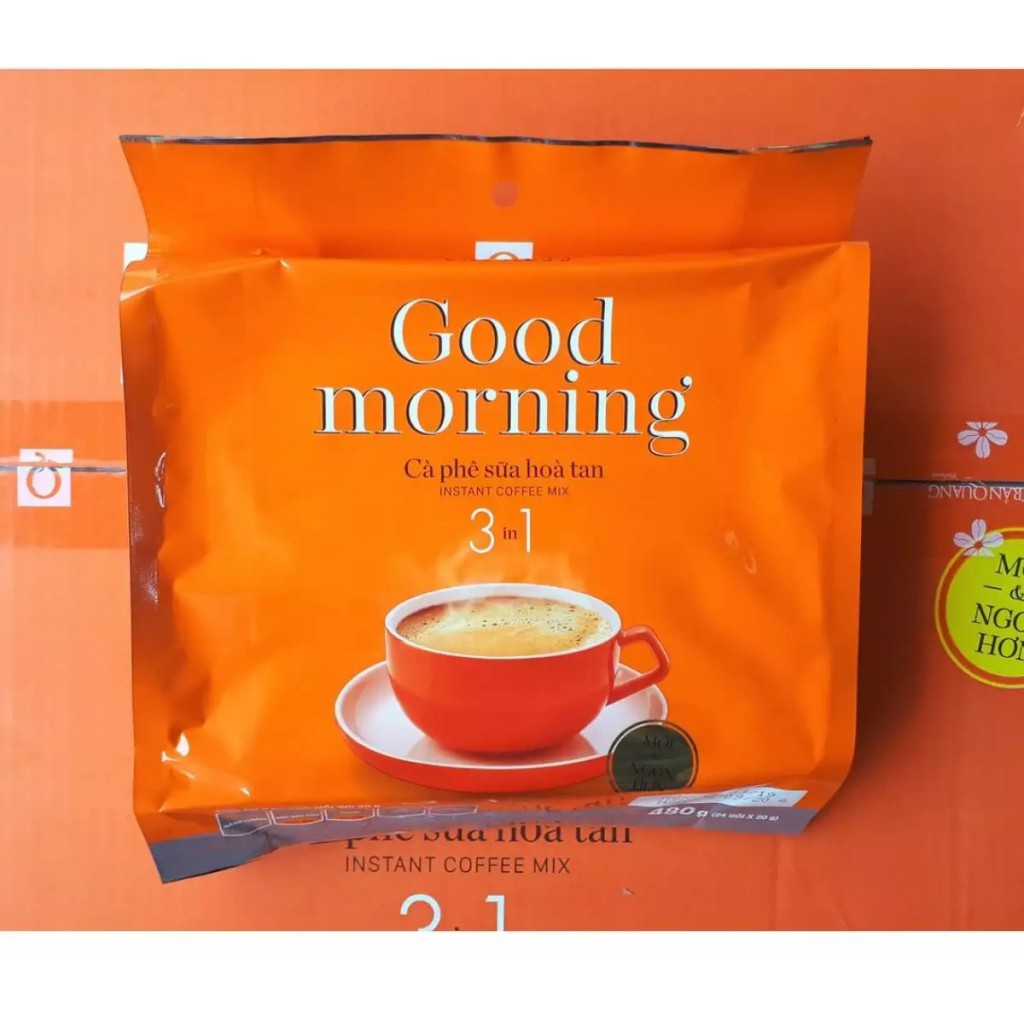 Cà Phê Trần Quang Goodmorning (bịch 24 gói x 20g)