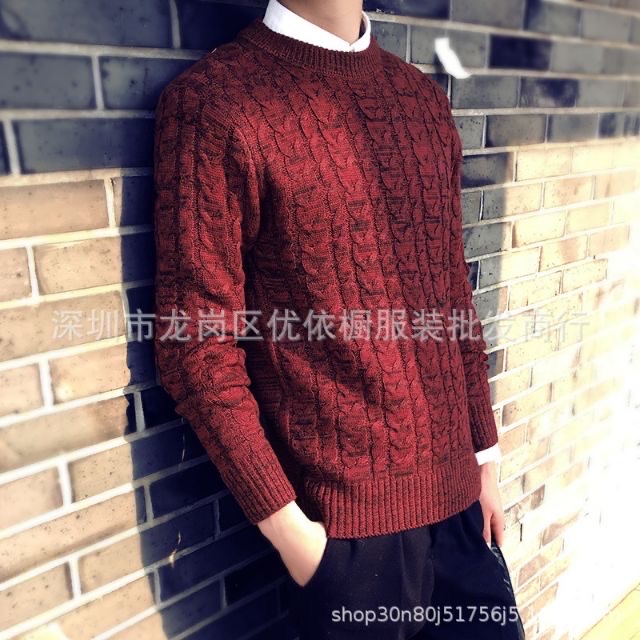 Áo len nam cao cấp màu xanh than