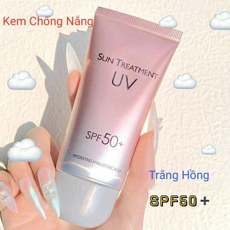 Kem chống nắng Sun Treatment UV SPF50+ dưỡng da ẩm mịn trắng hồng kiềm dầu
