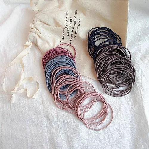 Thun Cột Tóc - Set 3 Dây Màu Ngẫu Nhiên