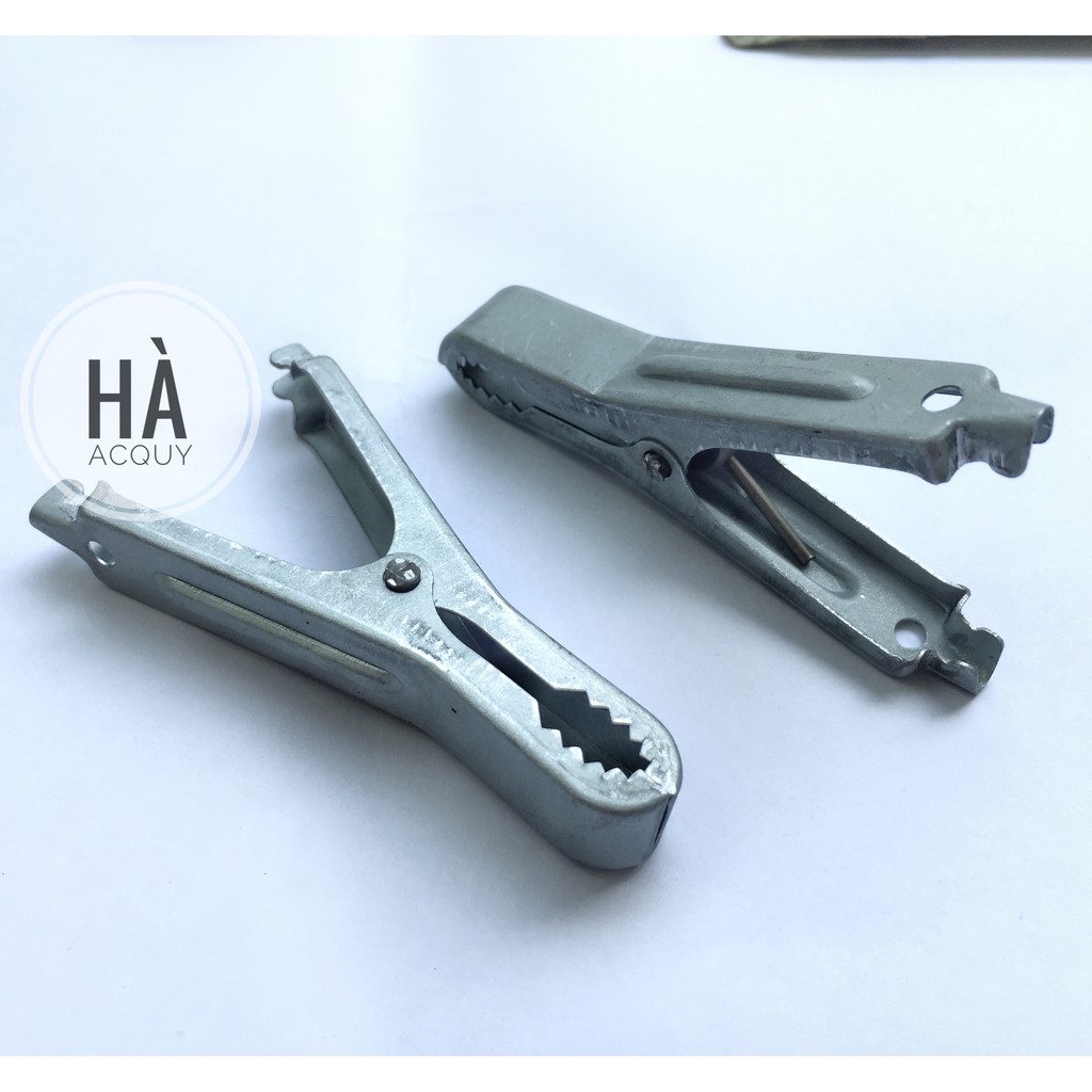 10 cặp Kẹp bình Ắc quy Xám Tài 30A - 7Cm (loại tốt)