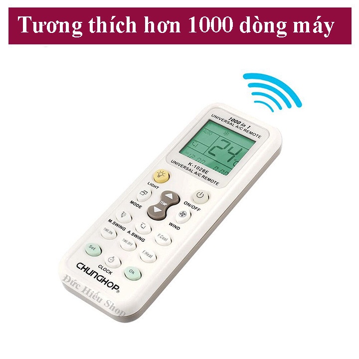 Remote control universal air conditioner K 1028E - (Remote air conditioner)