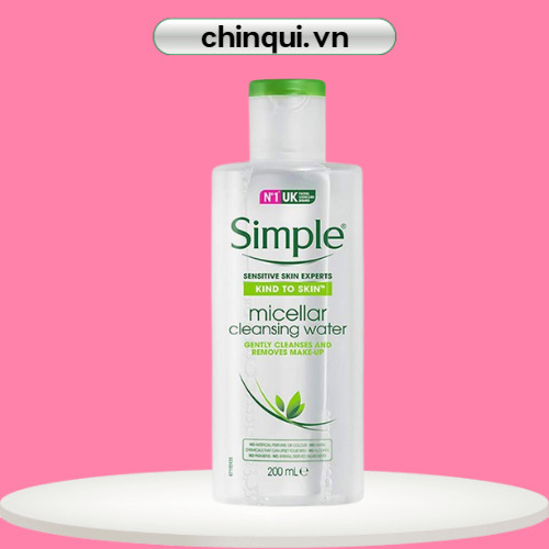 Nước Tẩy Trang Simple Dành Cho Da Nhạy Cảm Kind To Skin Micellar Cleansing Water 200ml