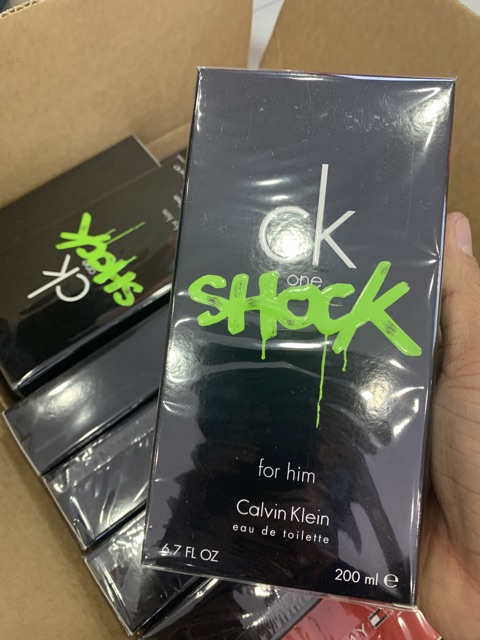[HCM]Nước hoa nam ck one shock for him 200ml full seal
