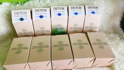 COMBO 10 hộp trà hoa giảm cân Go detox