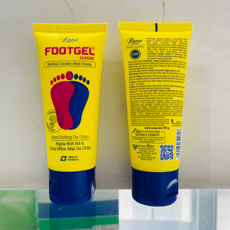 Kem Dưỡng hiệu Lana (Dưỡng da chân Footgel Classic, Dưỡng da chân)