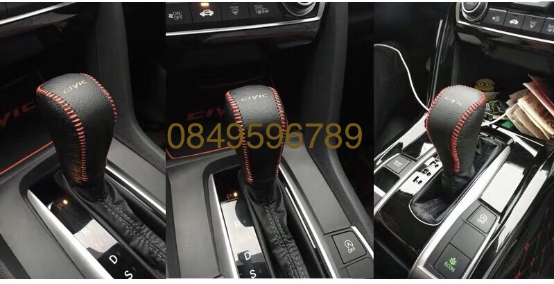 Bọc cần số honda Civic AT 2006 - 2010