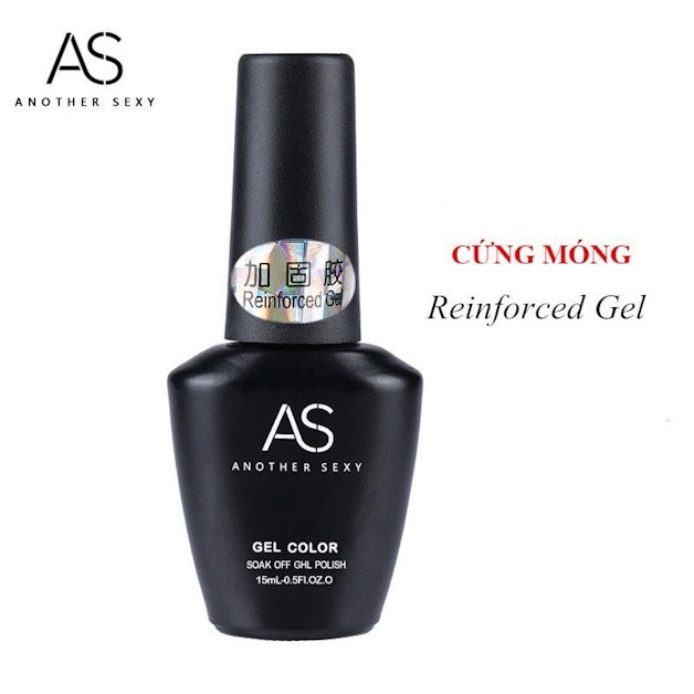 Gel Cứng Móng AS Chai Đen 15ml