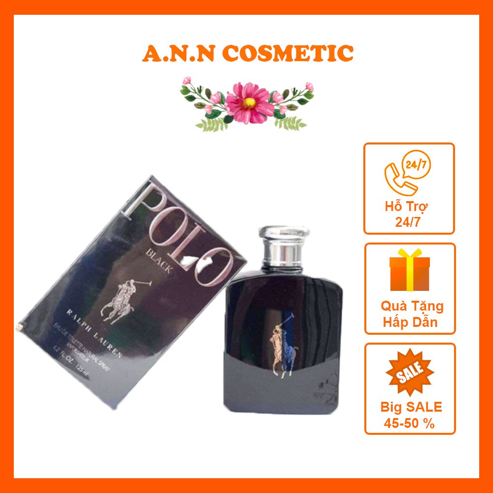 Nước hoa nam polo màu đen edt 125ml
