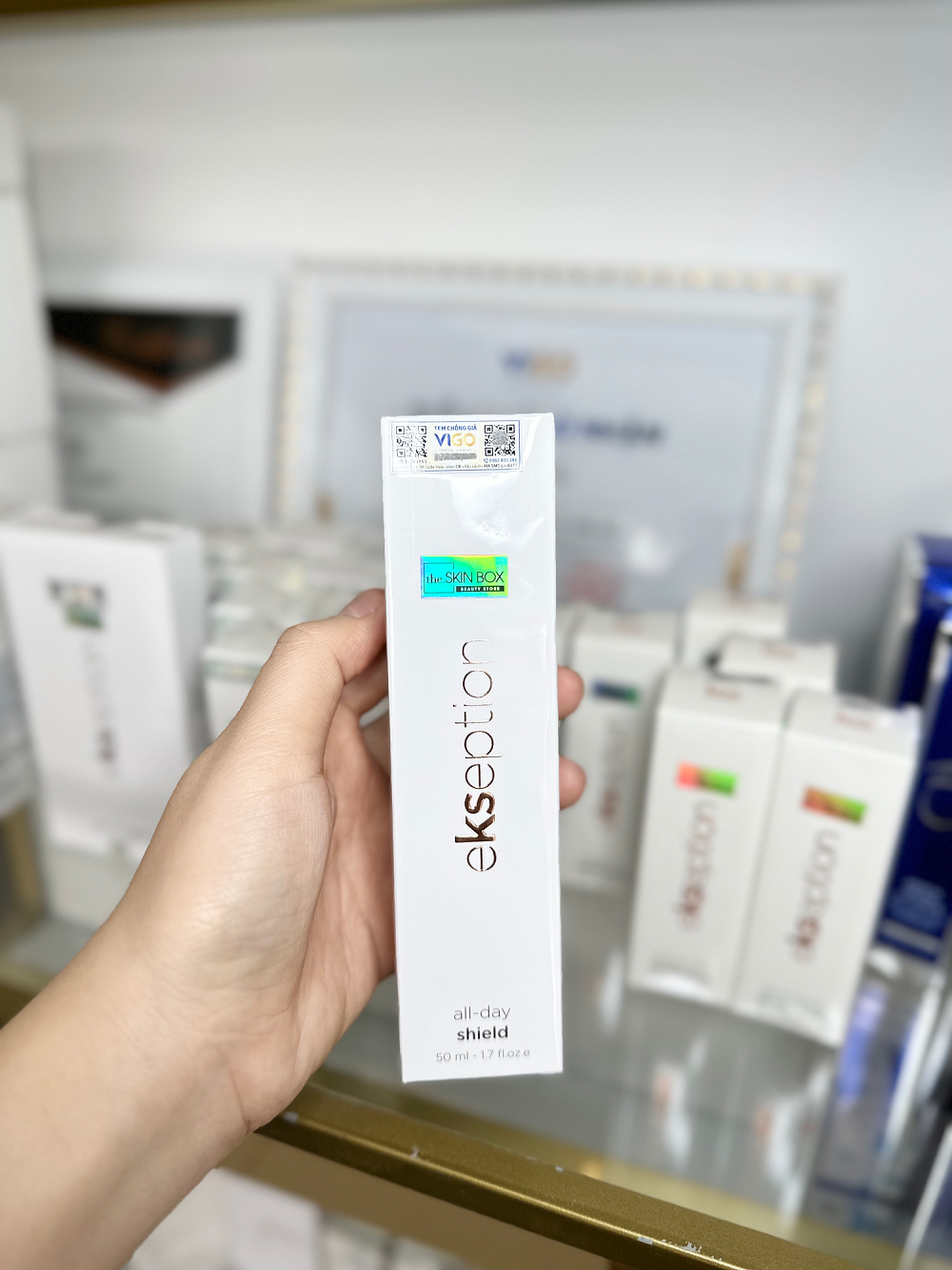 Kem chống nắng sau xâm lấn Ekseption All Day Shield Spf 50