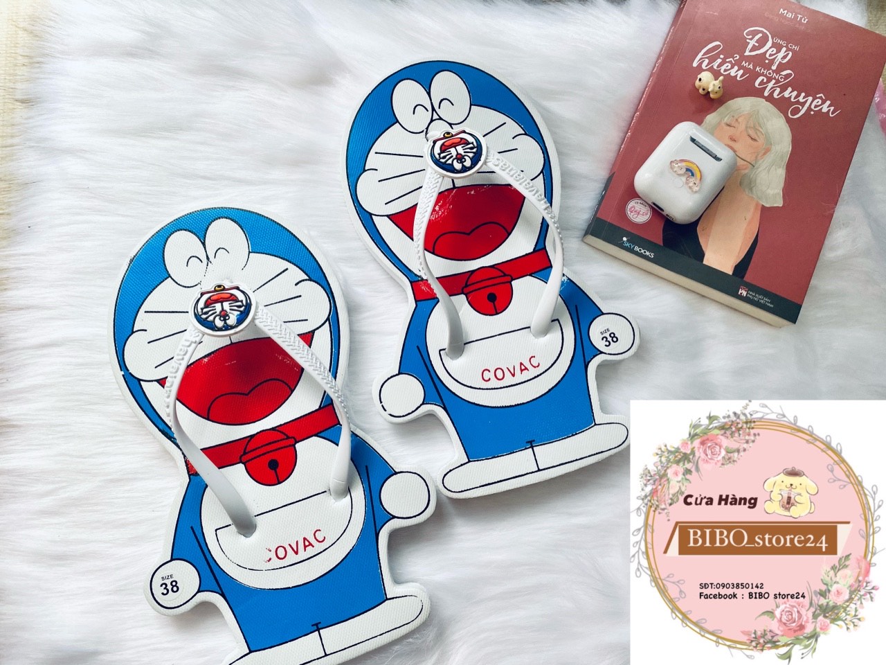 [ HCM ] DÉP DORAEMON DÀNH CHO BÉ TRAI VÀ BÉ GÁI ( size 27 - 39 ) BIBO_store24