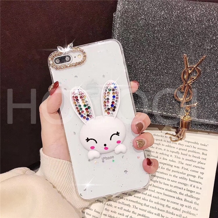 Ốp Lưng Iphone 6, 6s, 6plus, 6s plus, 7 plus, 8 plus Đính Đá Sang Chảnh