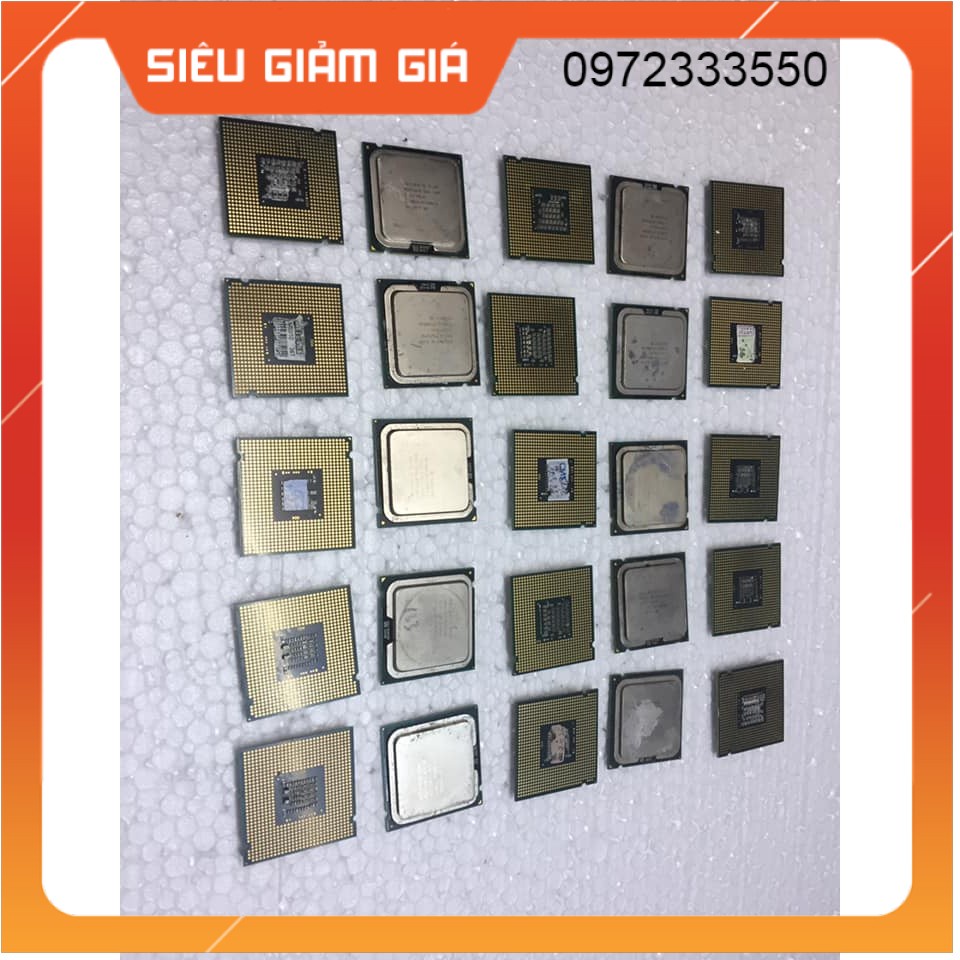 Bộ vi xử lý cpu chip dualcore core2dou e7200 đến e7400 socket 775