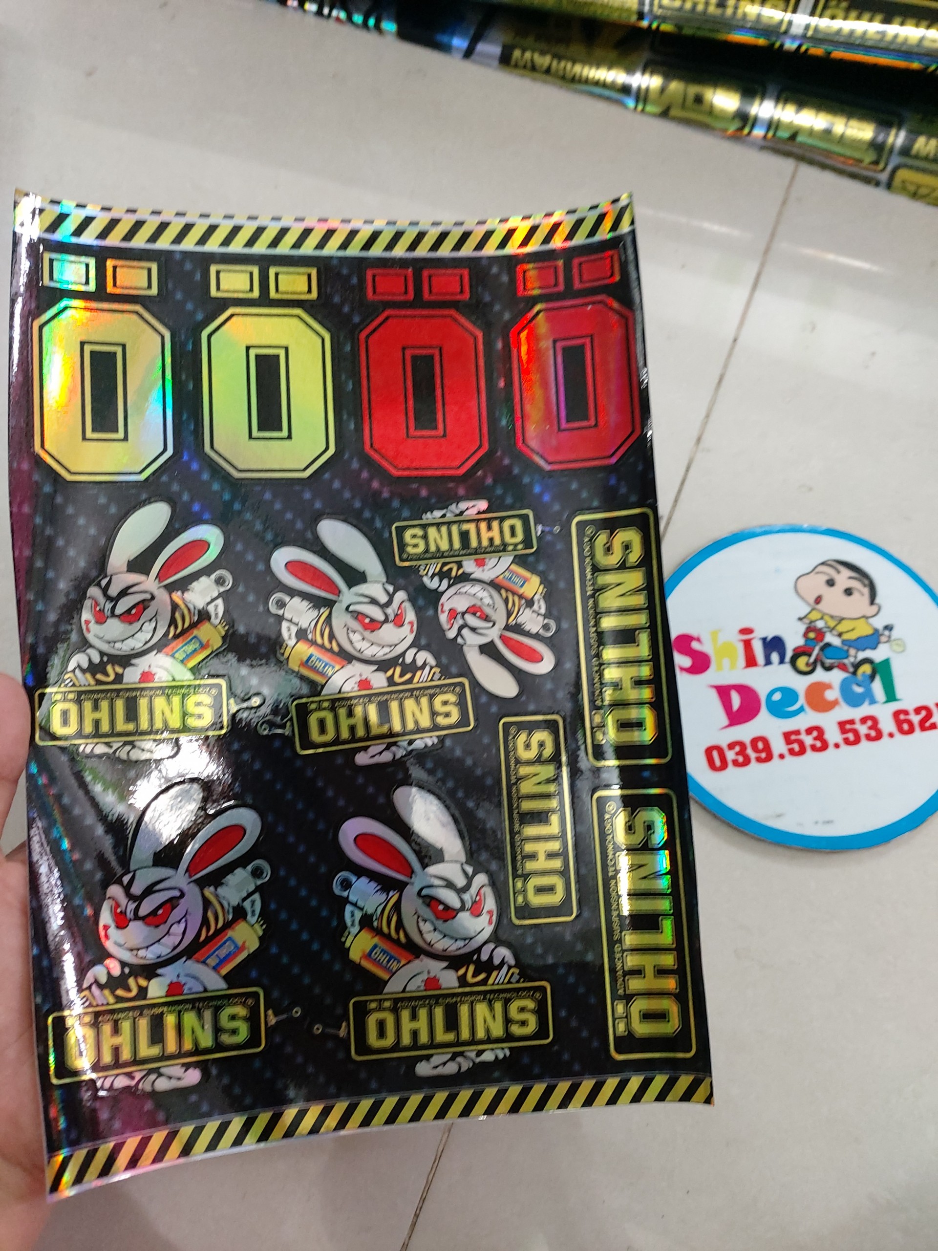 logo con thỏ cầm phuộc