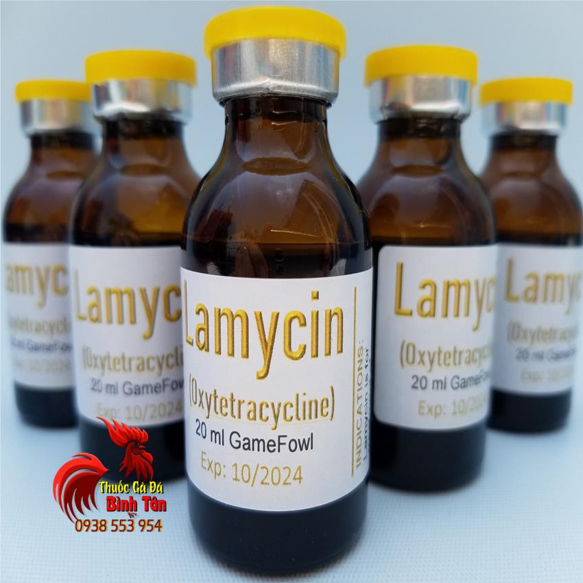 LAMYCIN - Thuố.c Tr.ị Bách Bệnh Cho Gà Đá ( Thích Hợp Vào Mùa Mưa Gà Dể Bệnh Vặt ) - Chai 10ml