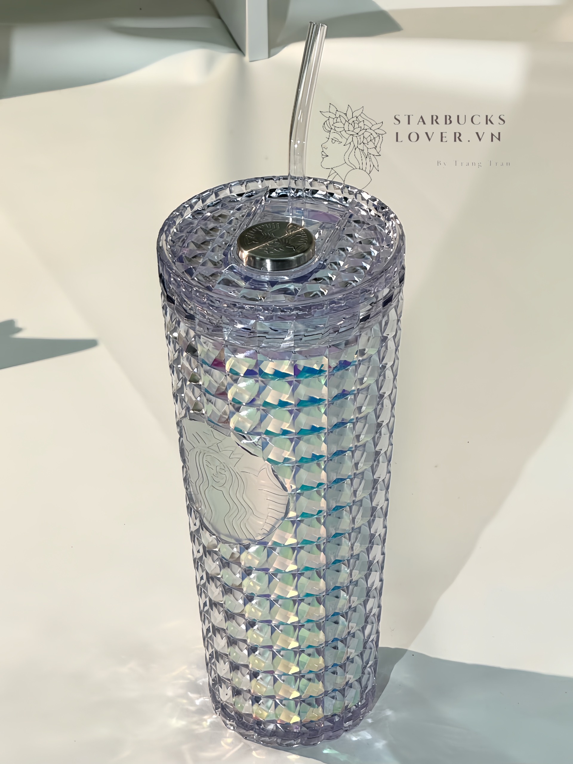|CHÍNH HÃNG| LY STARBUCKS DIAMOND STUDDED SIZE KHỦNG 24oz
