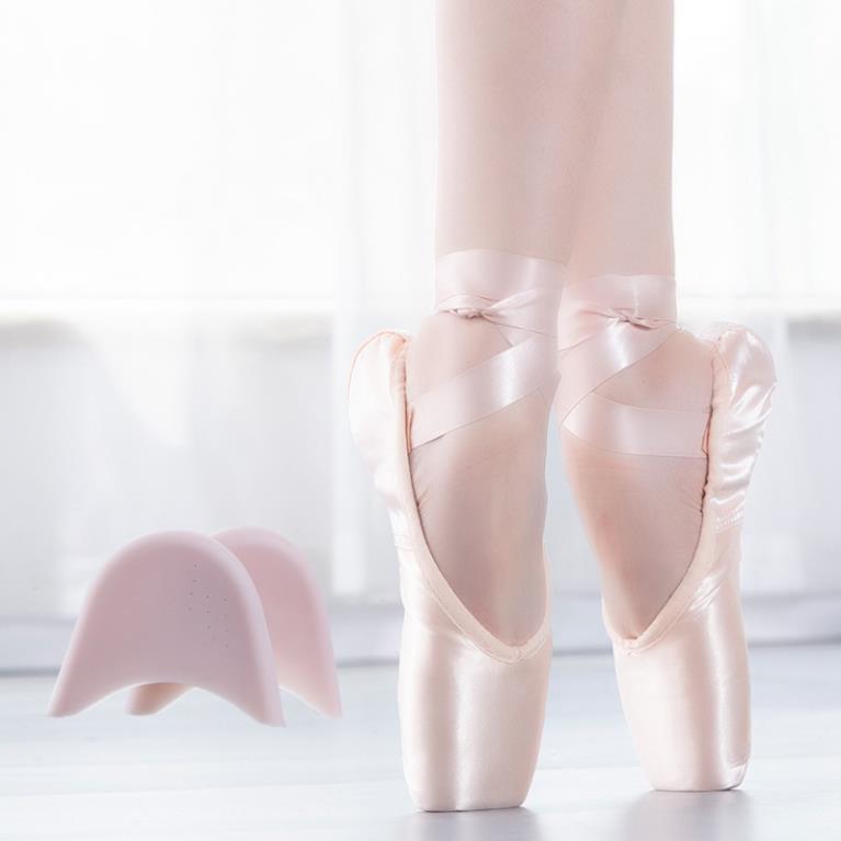 [ Có Sẵn ] Giày múa ballet mũi cứng (tặng kèm lót silicon) GM02