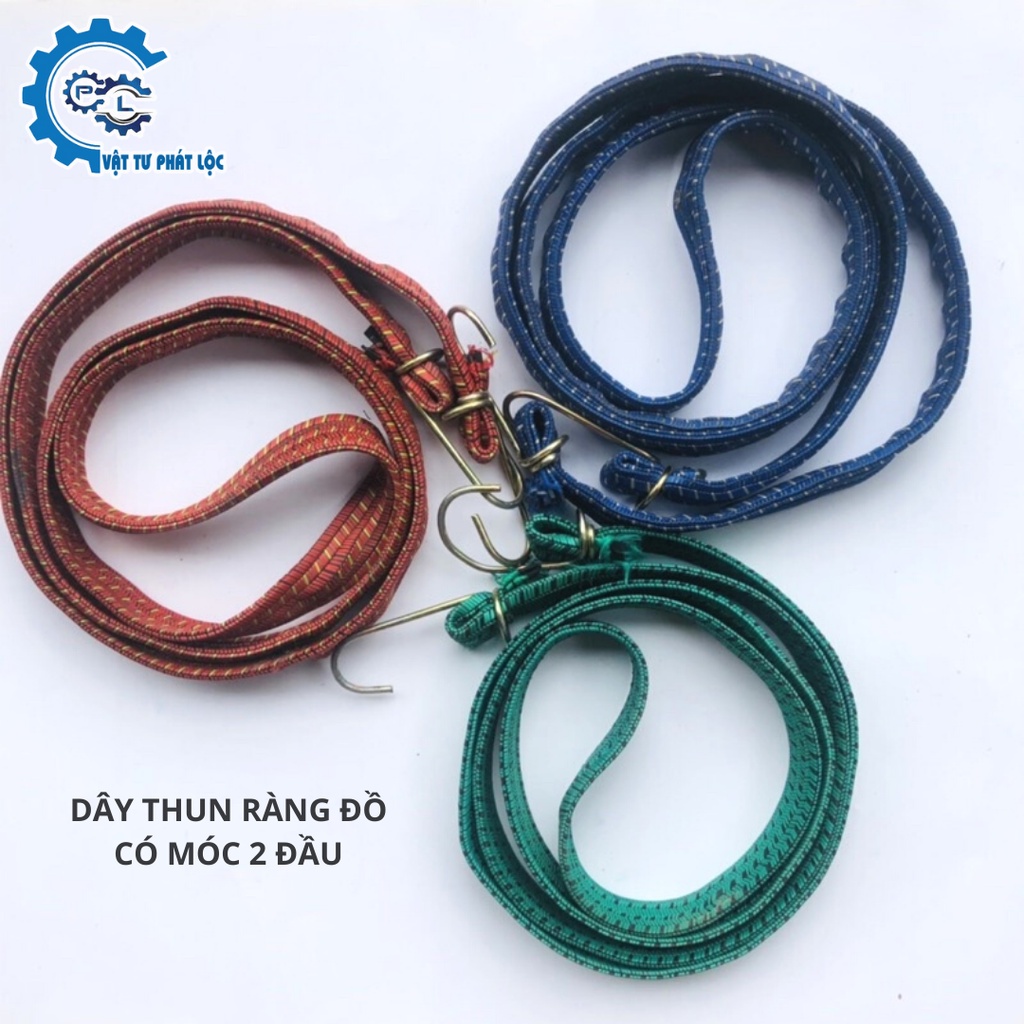 Dây ràng - Dây thun chằng đồ có móc 2 đầu đa dạng mẫu mã và nhiều độ dài để lựa chọn