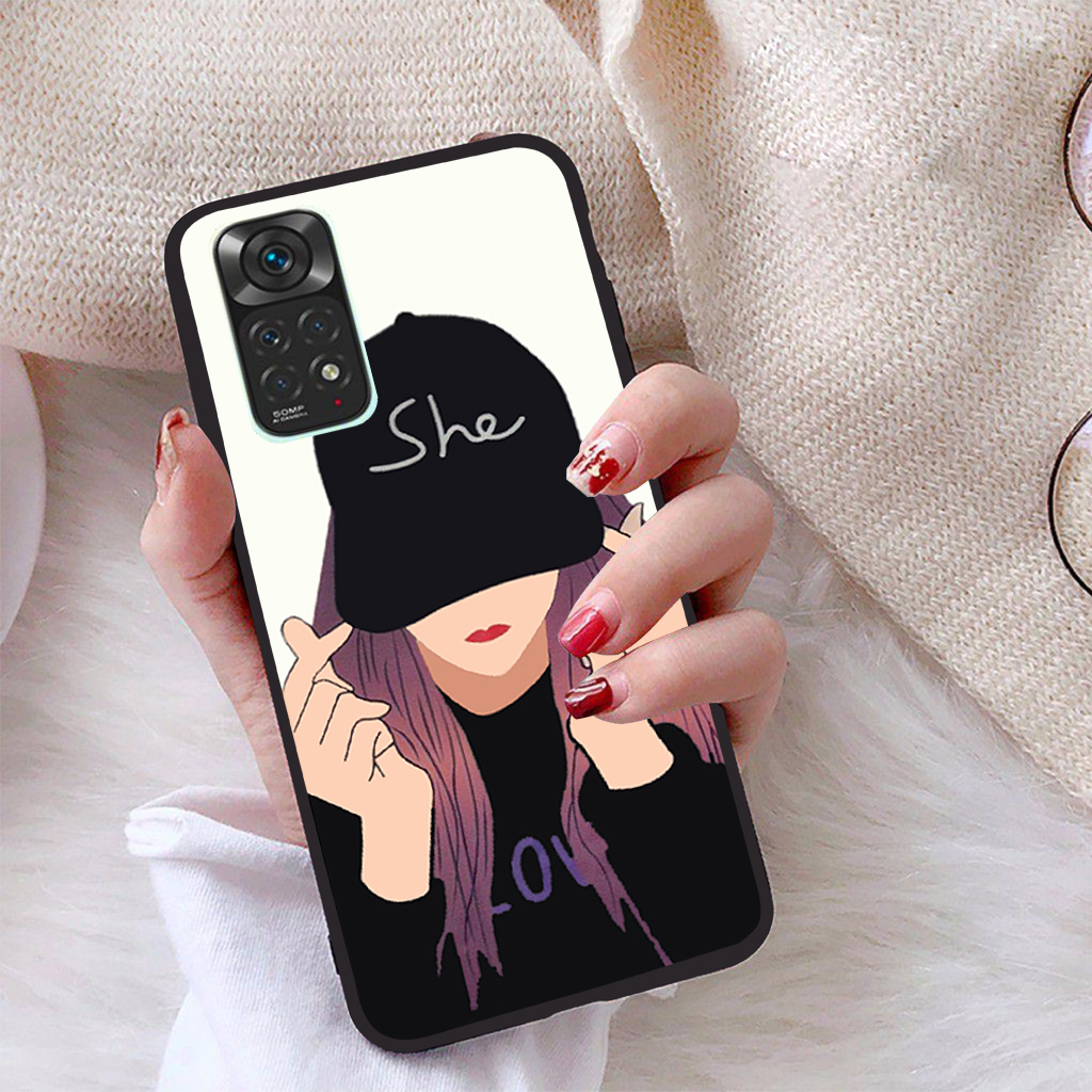 Ốp lưng Xiaomi Redmi Note 11 5G viền dẻo TPU BST Ốp đôi